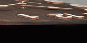 Dark Walnut Square Wall Clock image 1