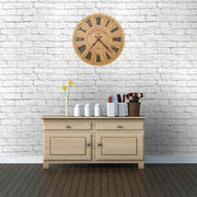 Peach Wood Wall Clock image 3