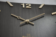 Square Brown Wall Clock image 1