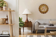 Om Handcrafted Wooden Wall Clock for Yoga or Meditation Room image 4