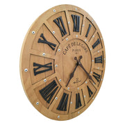 Peach Wood Wall Clock image 1