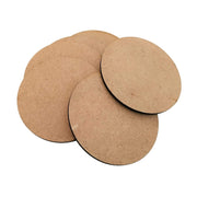 Plain Round Circle MDF Blank image 0