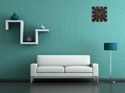 Square Brown Wall Clock image 3